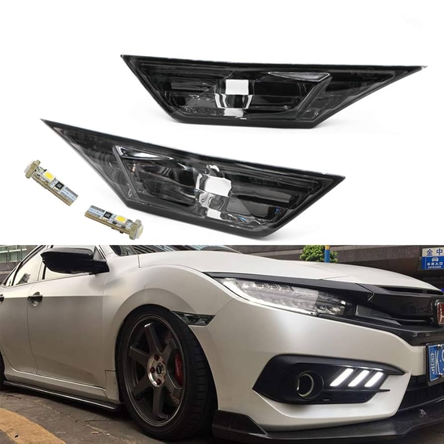 Amazon.com: NSLUMO Front LED Side Marker Lights for Honda